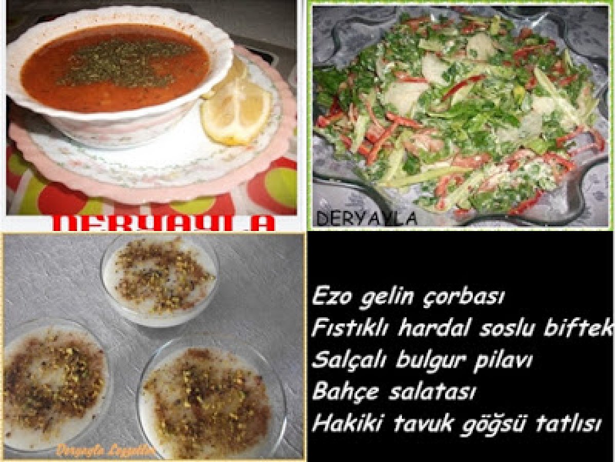 Fıstıklı Hardal Soslu Biftek ve İftar Menüsü-19