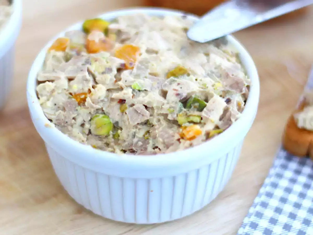 Fıstıklı hardallı tavuk rillettes - fotoğraf 3