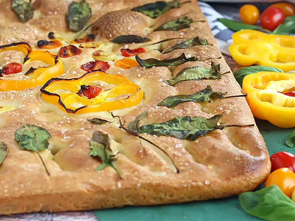 Focaccia çiçekleri - focaccia sanatı - fotoğraf 8
