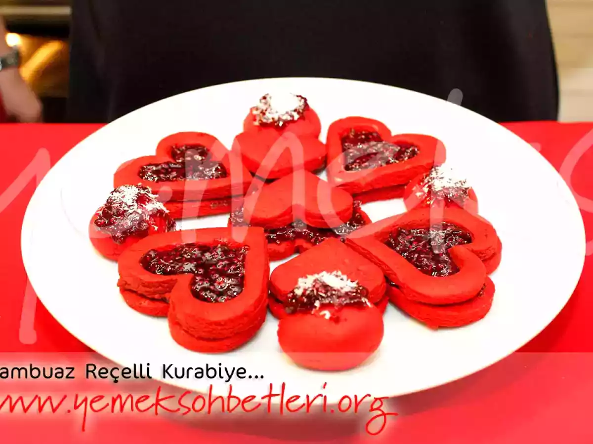 Frambuaz Reçelli Kurabiye - fotoğraf 2