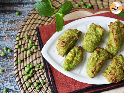 Fritözde bezelye ve beyaz peynir köftesi: lezzetli ve hazırlaması çok hızlı! - fotoğraf 5