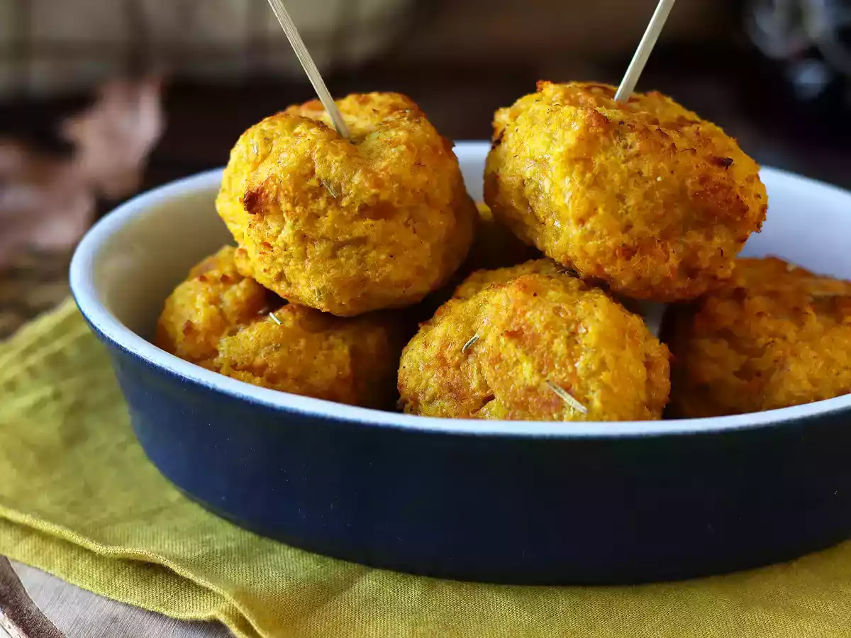 Fritözde kabak köftesi