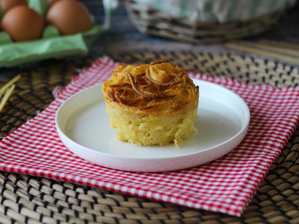 Fritözde makarna omleti - fotoğraf 2