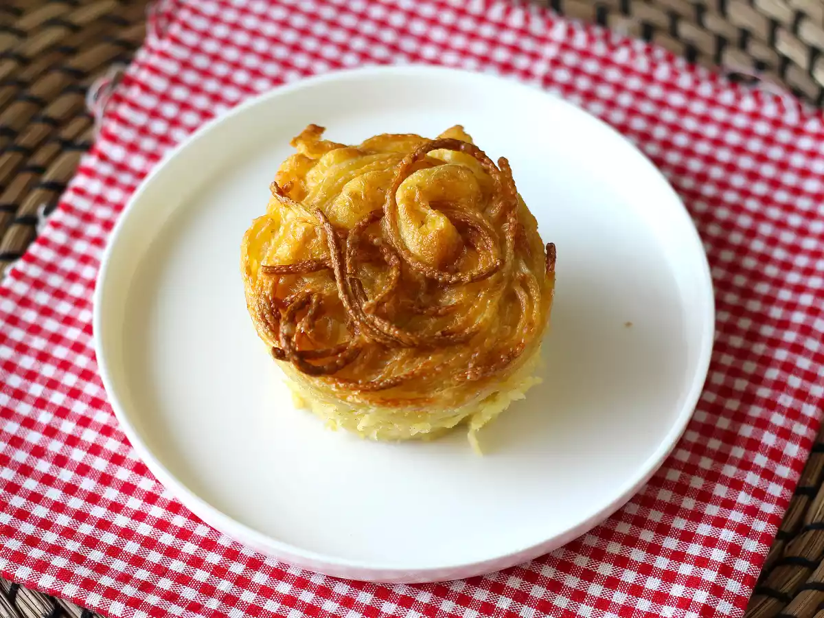 Fritözde makarna omleti - fotoğraf 3