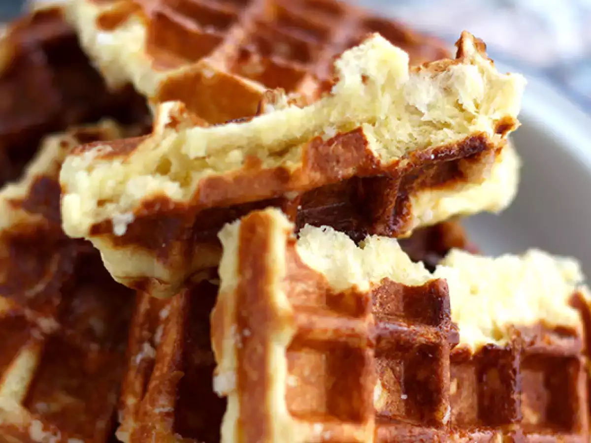 Geleneksel Liège Waffle'ı - fotoğraf 3
