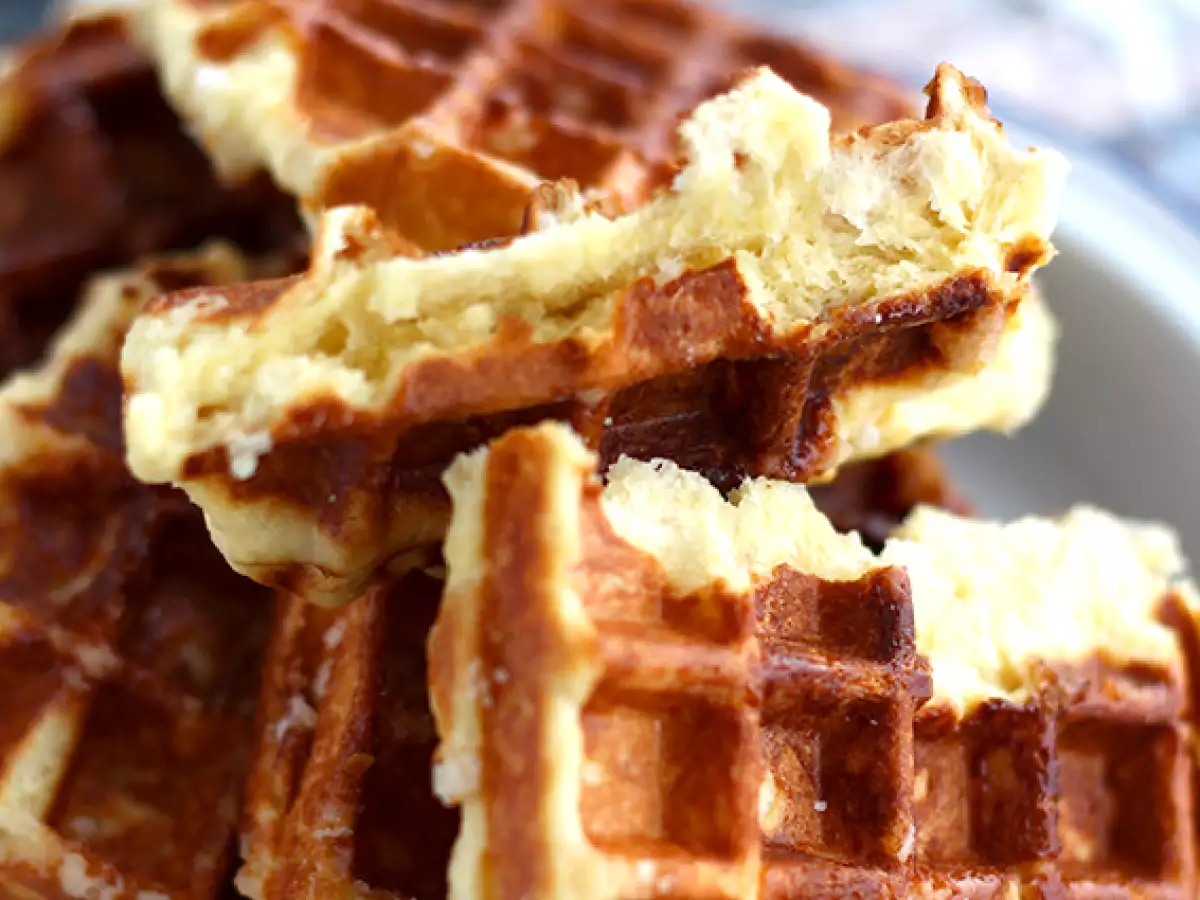 Geleneksel Liège waffle'ları - fotoğraf 3