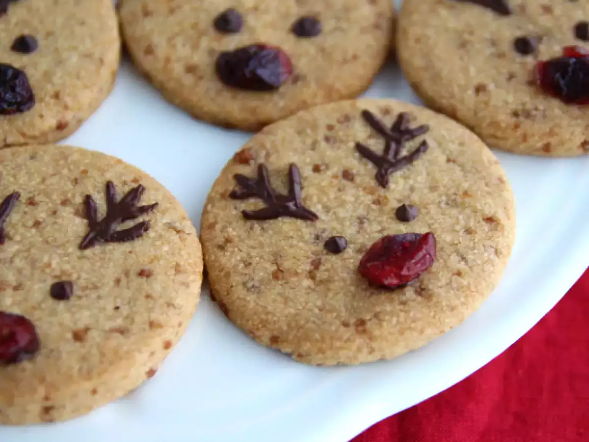 Glutensiz ve vegan ren geyiği kurabiyeleri - fotoğraf 3