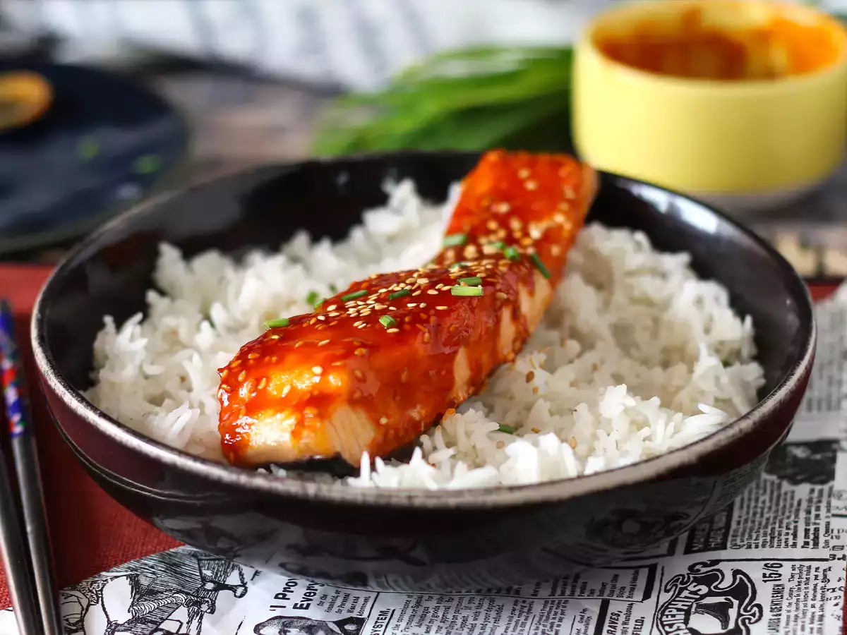 Gochujang soslu Kore usulü somon 8 dakikada hazır - fotoğraf 3