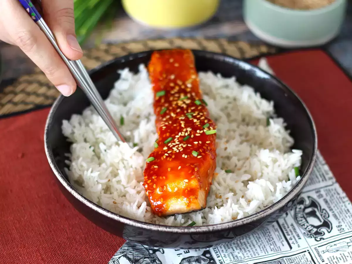 Gochujang soslu Kore usulü somon 8 dakikada hazır - fotoğraf 6