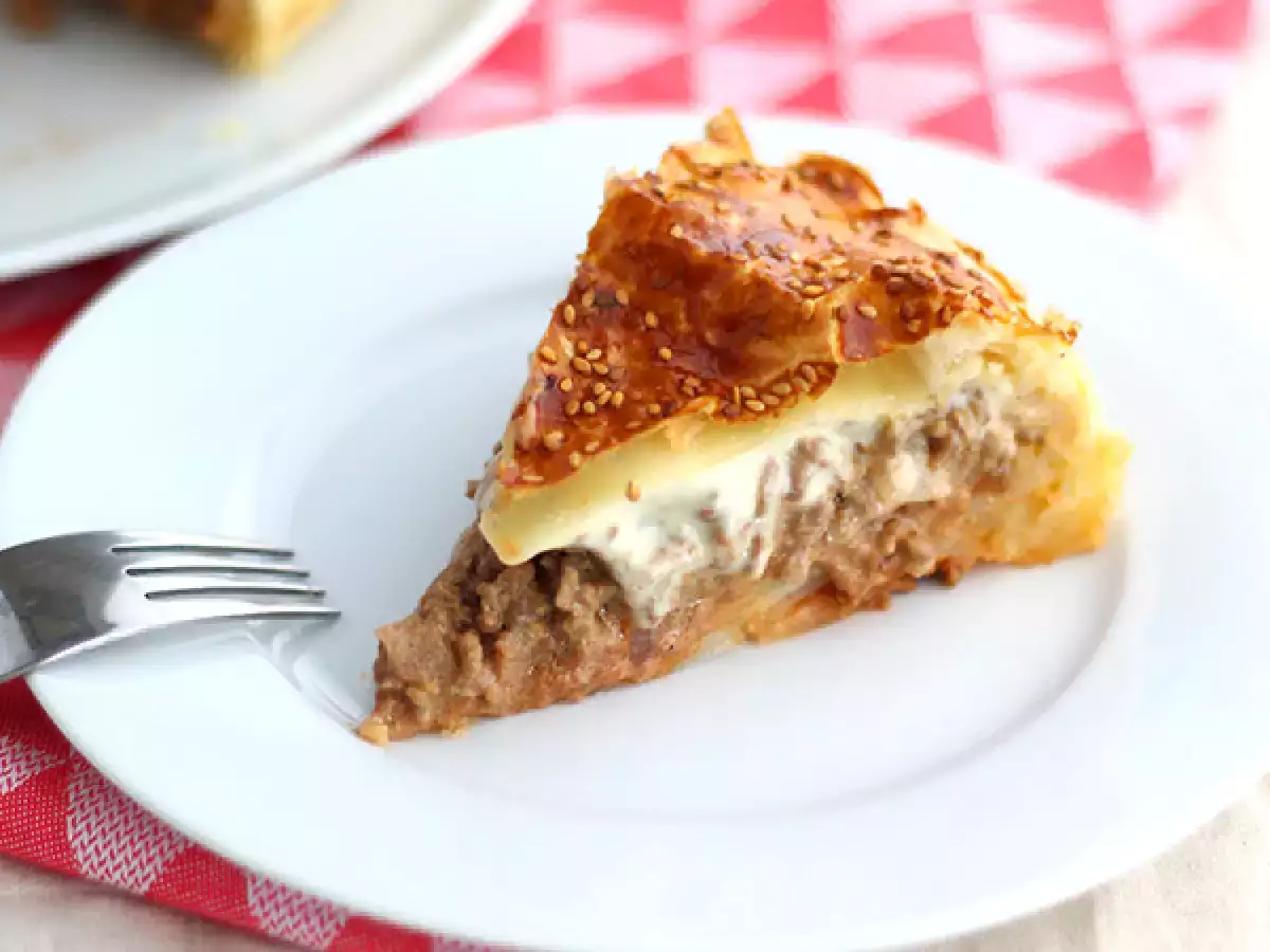 Hamburger turtası, paylaşmak için bir çizburger! - fotoğraf 2
