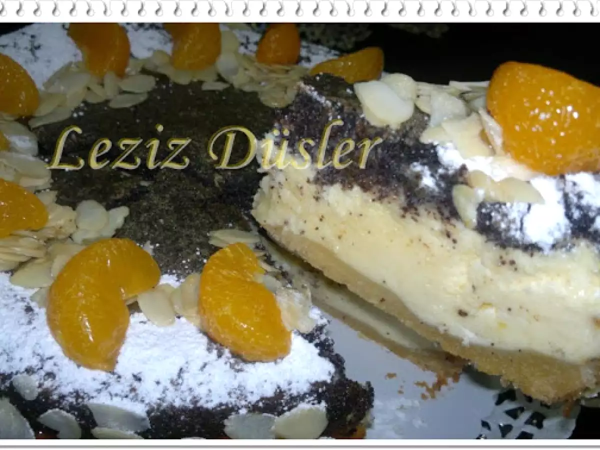 Haşhaşlı mandalinalı cheesecake - fotoğraf 2
