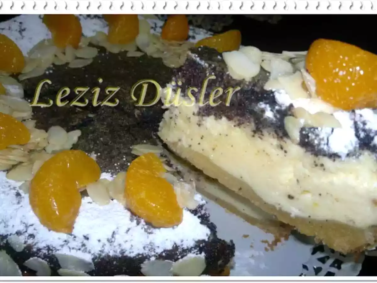 Hashasli Mandalinali Cheesekek - fotoğraf 2