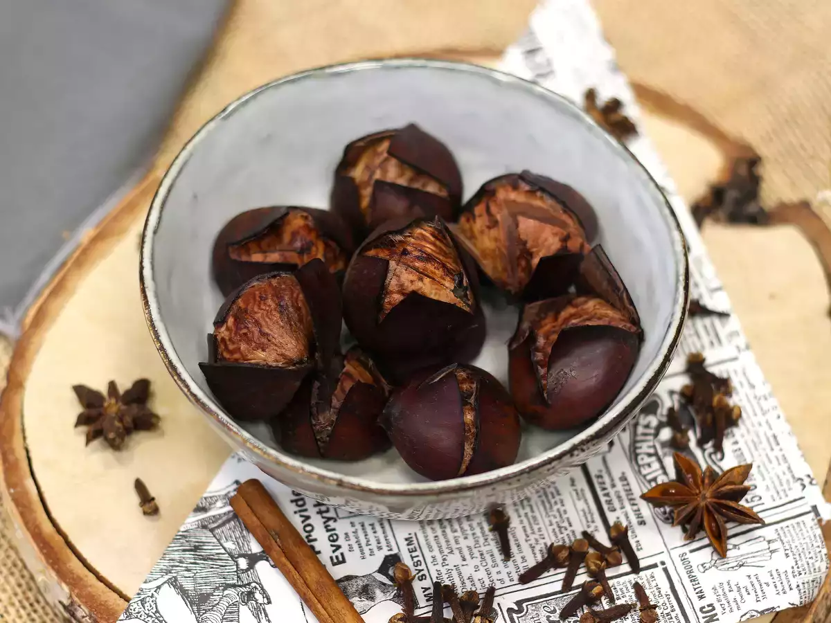 Haşlanmış kestane, tarifi ve pişirme süresi