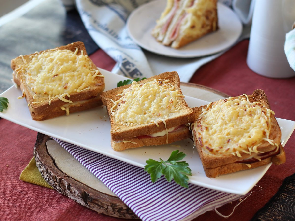 Hava Fritözü ile Croque monsieur