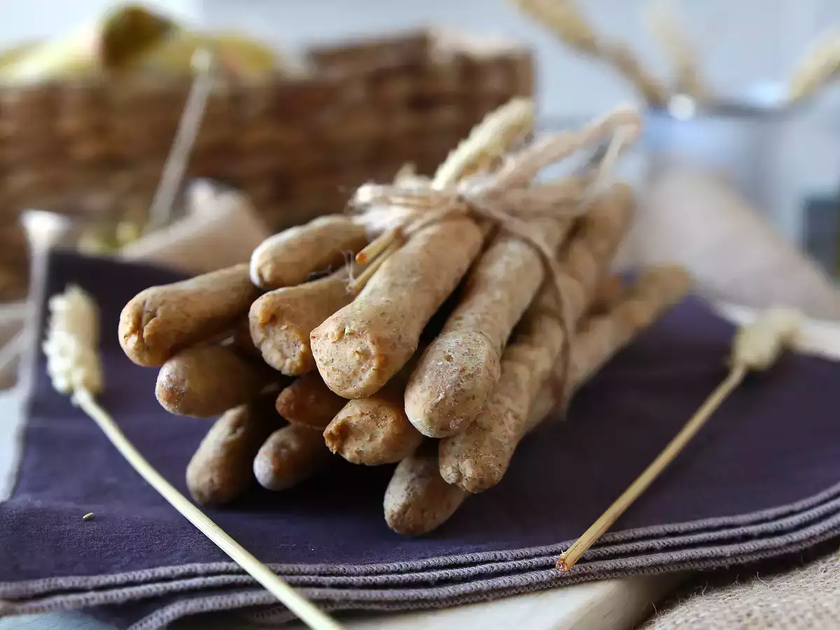 Hava fritözü ile ev yapımı gressinler - fotoğraf 4