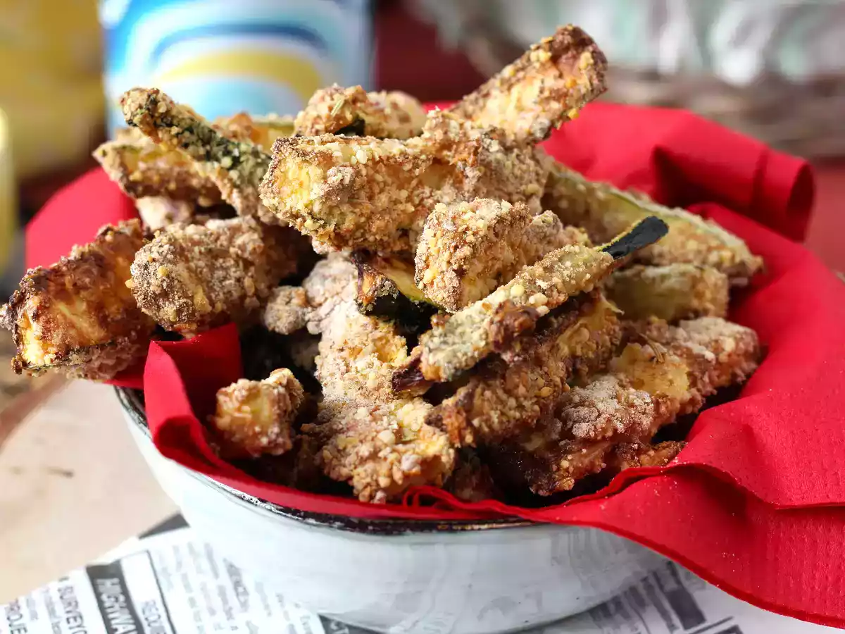 Hava fritözü ile kabak kızartması - fotoğraf 6