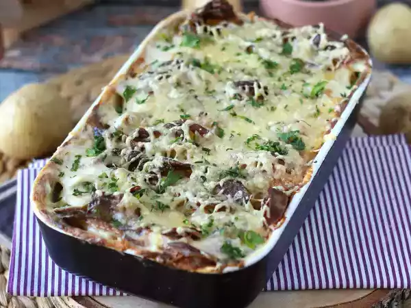 Tarif Hava fritözü ile patates graten