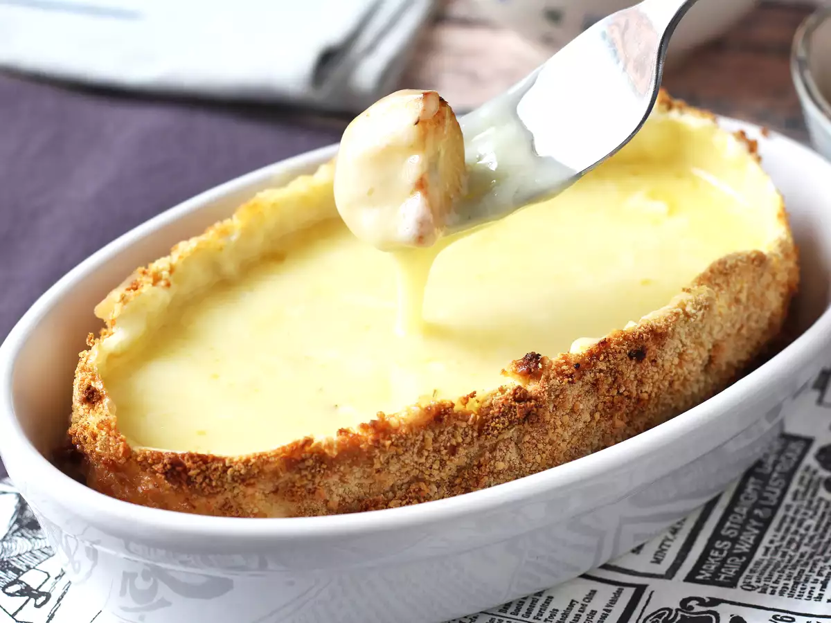 Hava fritözü patatesli ekmekli tanrı kaprisi