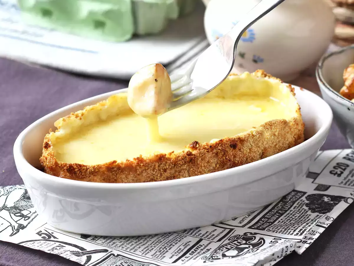Hava fritözü patatesli ekmekli tanrı kaprisi - fotoğraf 6