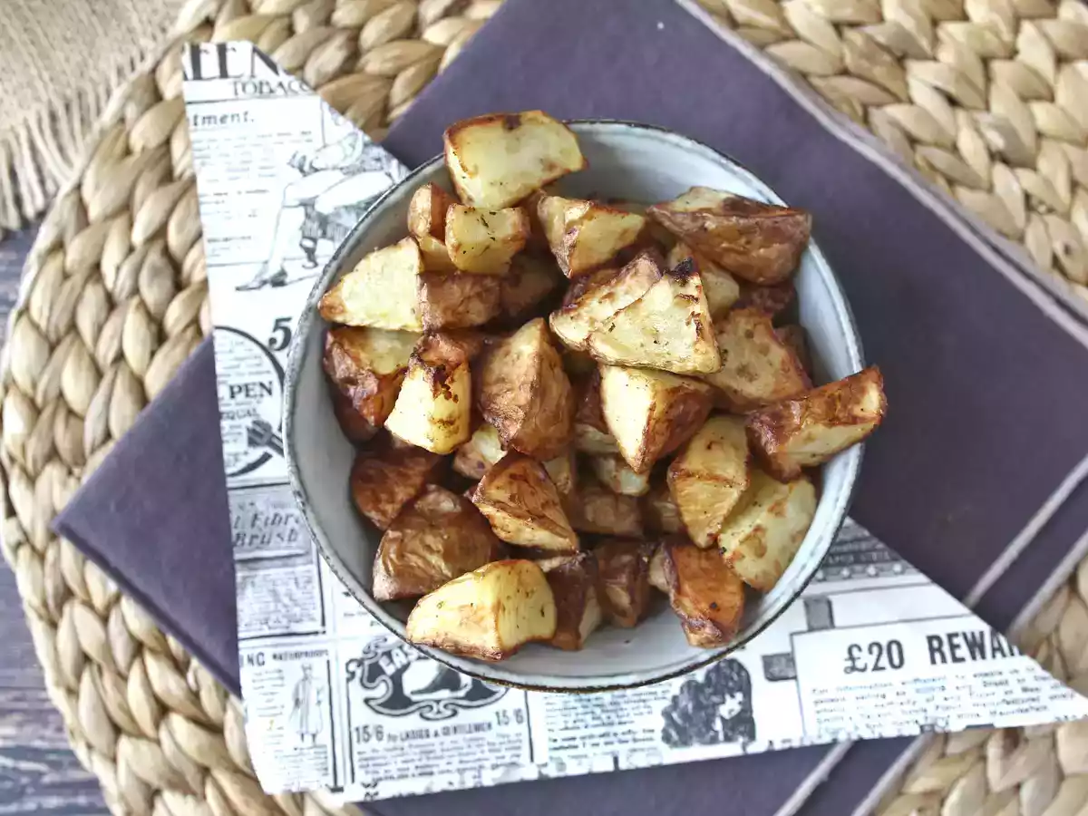 Hava fritözünde ceket patates - fotoğraf 4