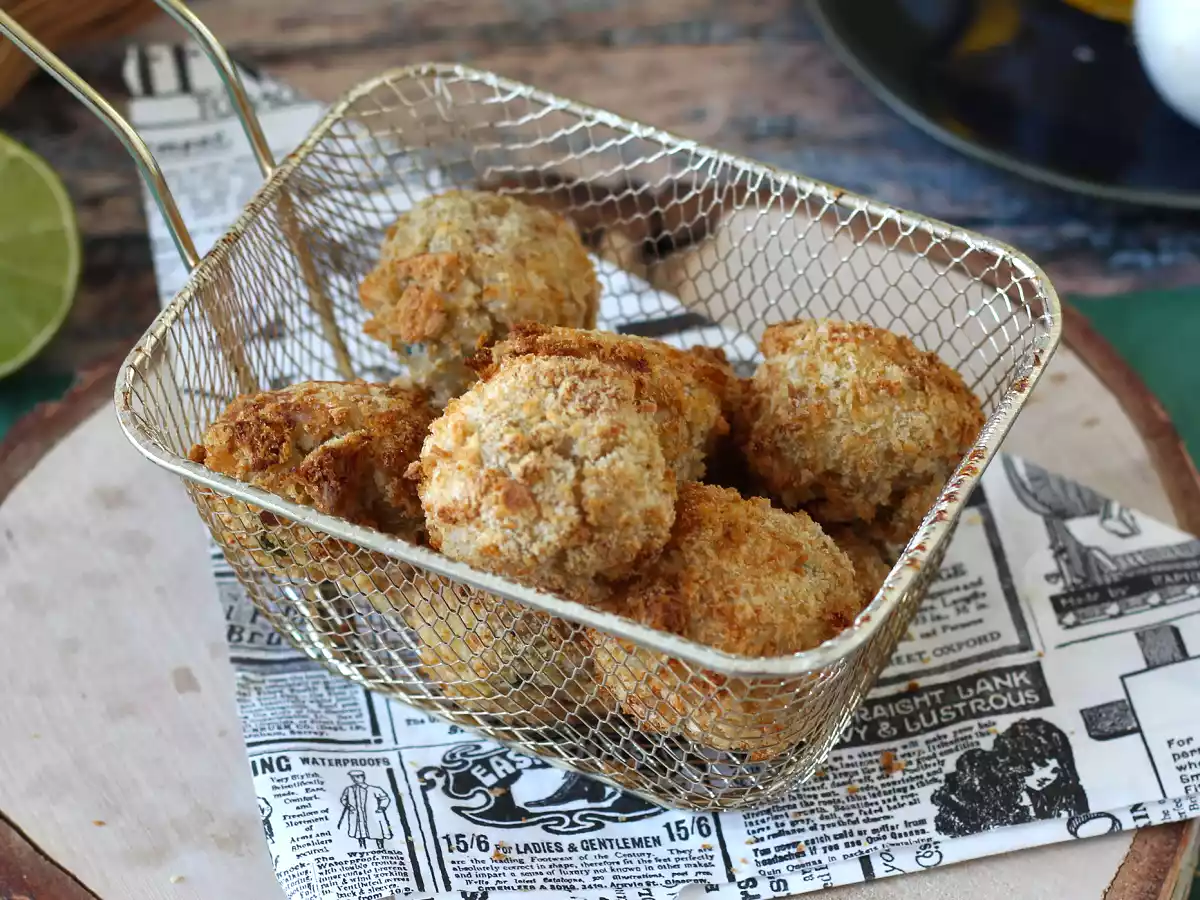 Hava Fritözünde çıtır ton balıklı kekler: karşı konulmaz bir aperatif! - fotoğraf 5