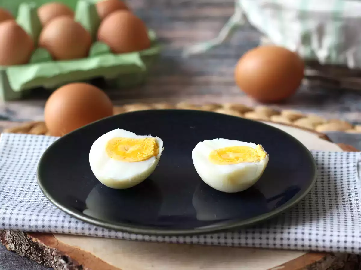 Hava fritözünde haşlanmış yumurta - fotoğraf 5