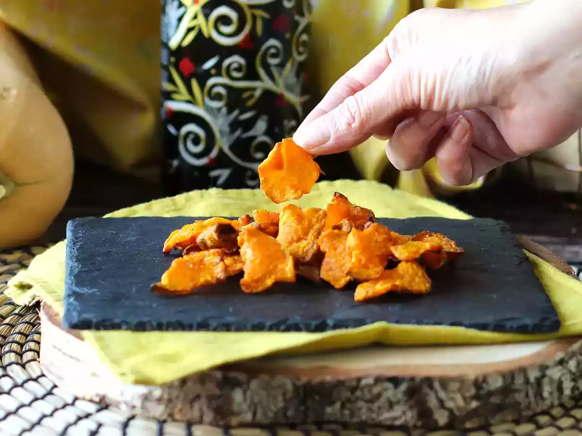 Hava fritözünde kabak cipsi: hafif ve lezzetli - fotoğraf 3