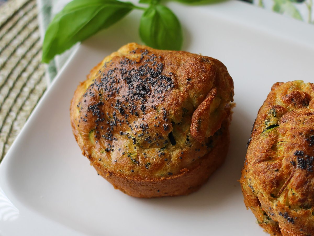 Hava fritözünde kabak muffinleri: hafif ve kabarık tarif