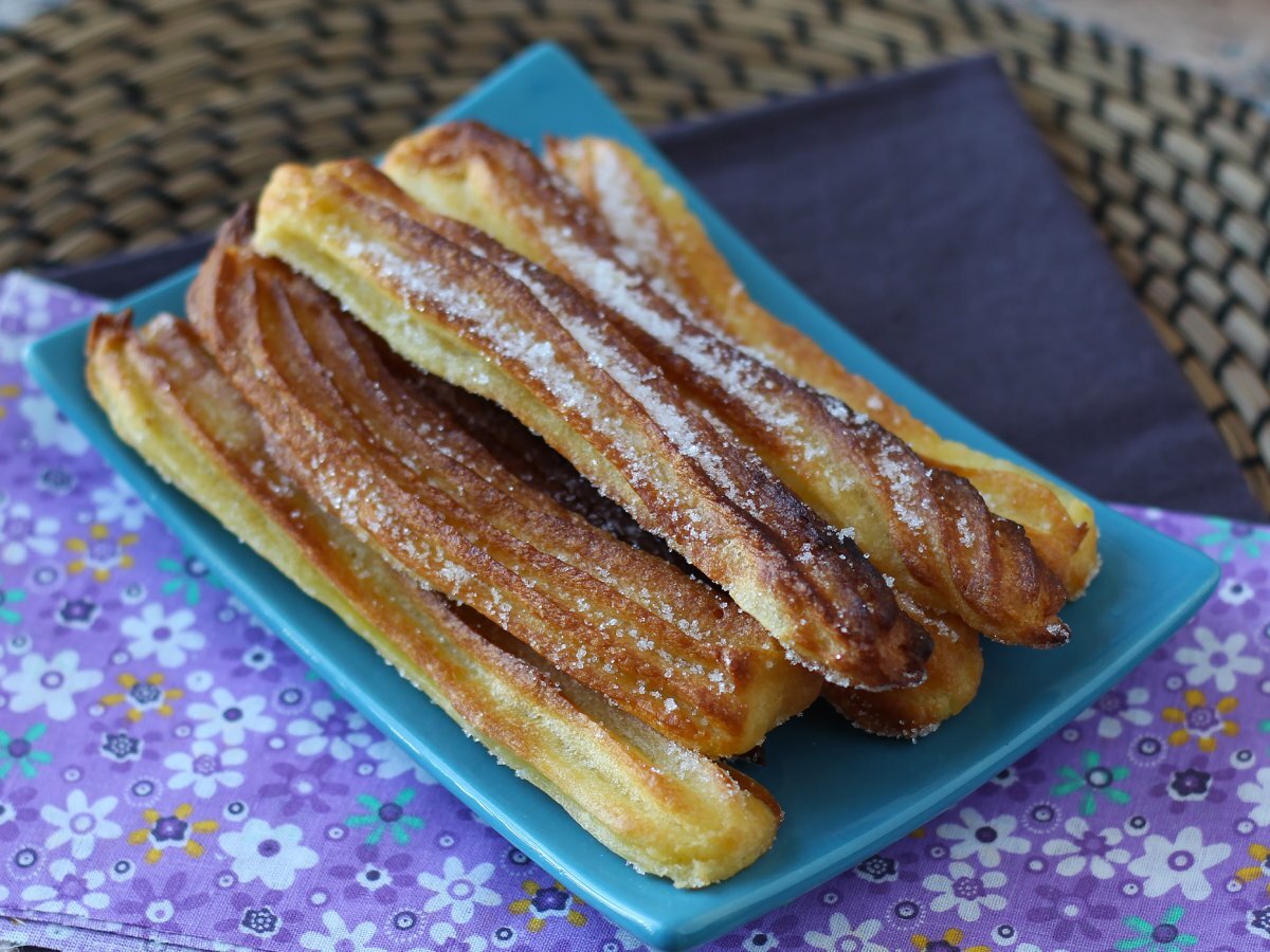 Hava Fritözünde Pişirilmiş Churros - fotoğraf 2