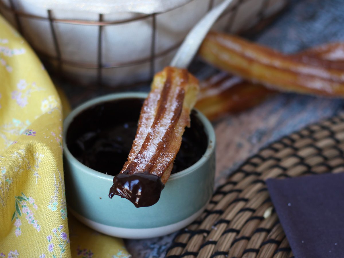 Hava Fritözünde Pişirilmiş Churros - fotoğraf 3
