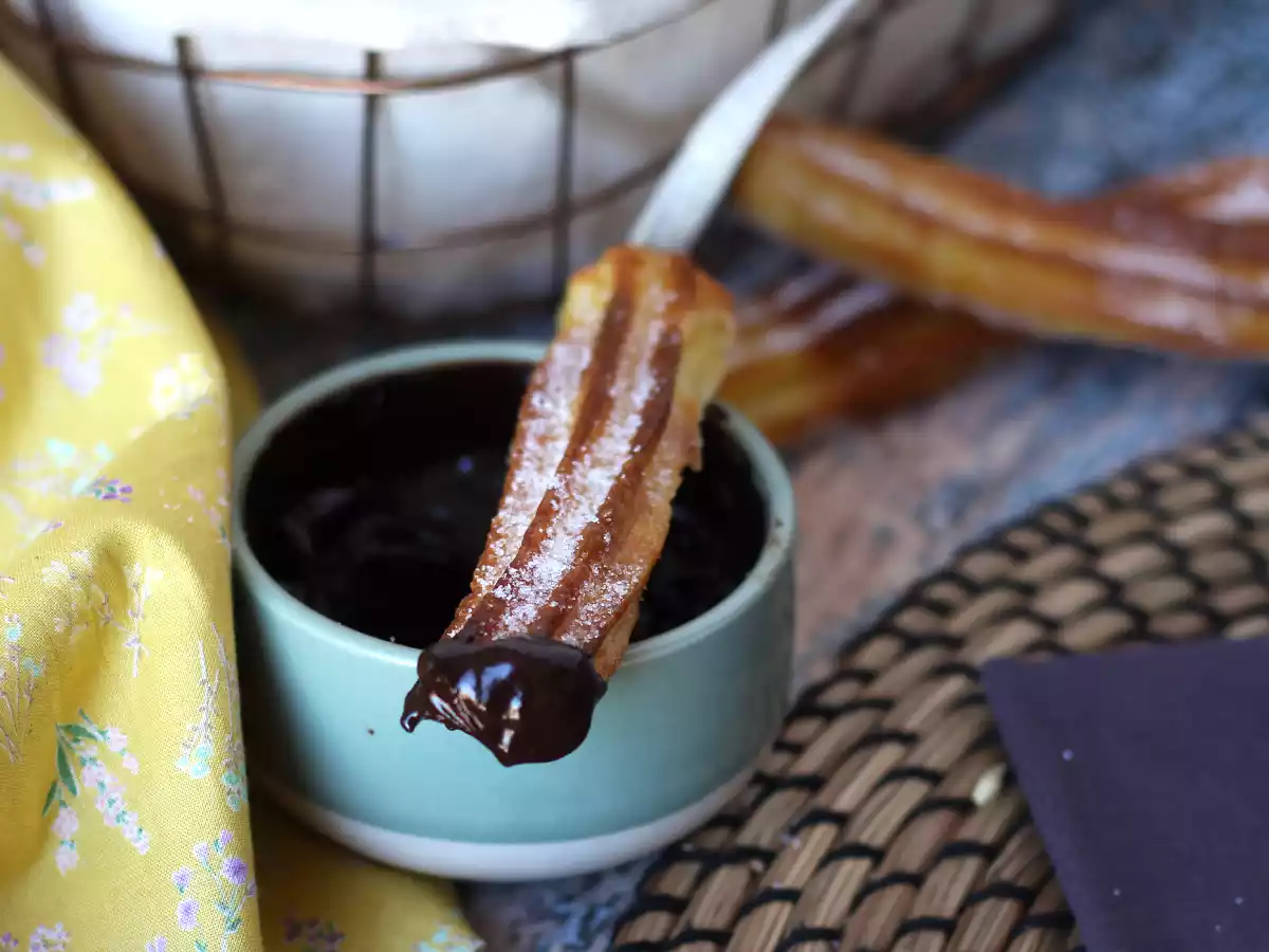 Hava Fritözünde Pişirilmiş Churros - fotoğraf 3