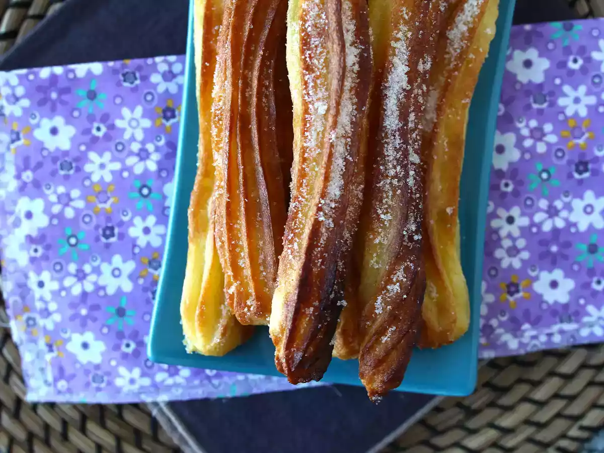 Hava Fritözünde Pişirilmiş Churros - fotoğraf 4