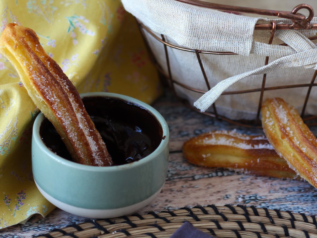 Hava Fritözünde Pişirilmiş Churros - fotoğraf 5