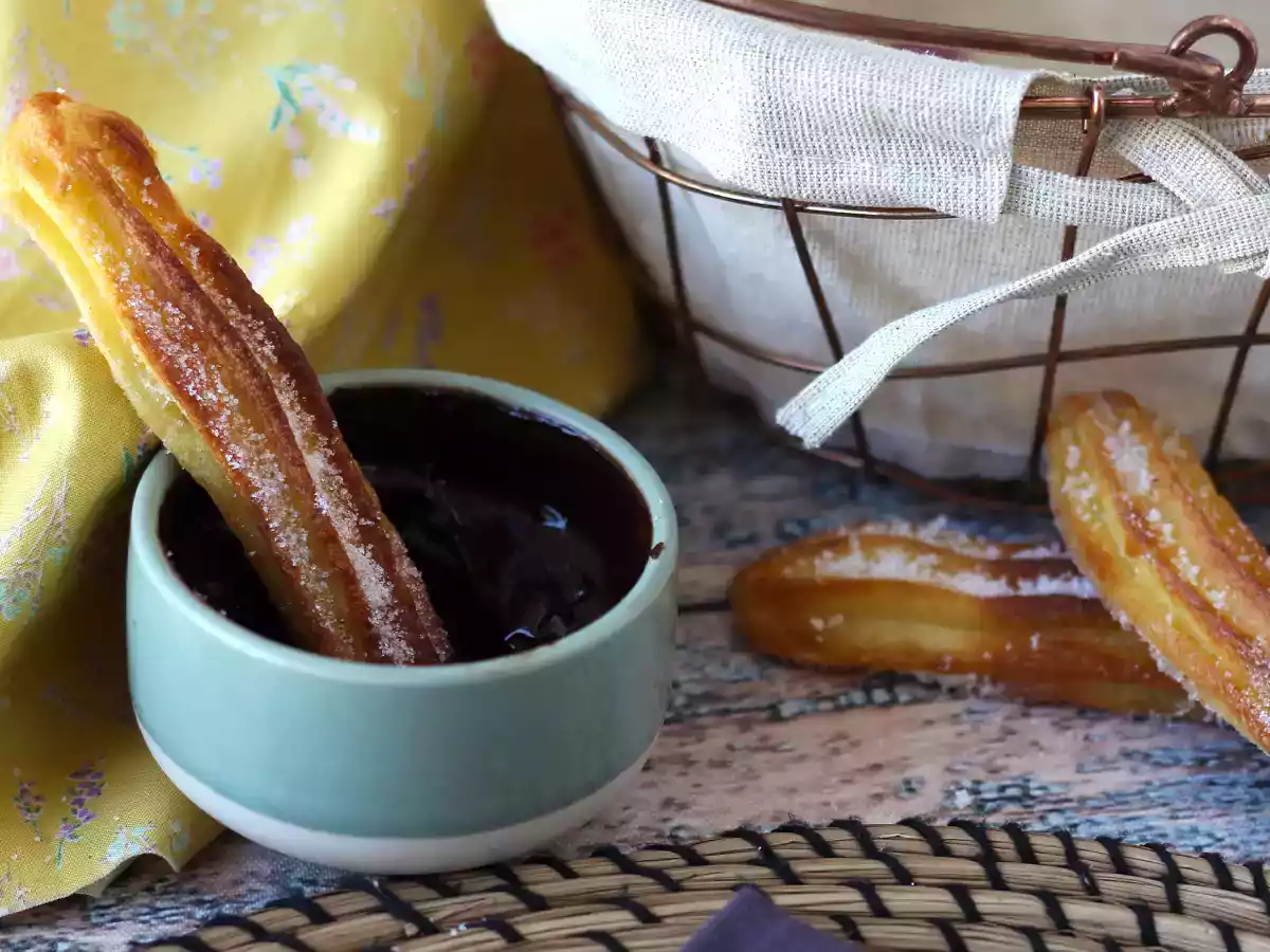 Hava Fritözünde Pişirilmiş Churros - fotoğraf 5
