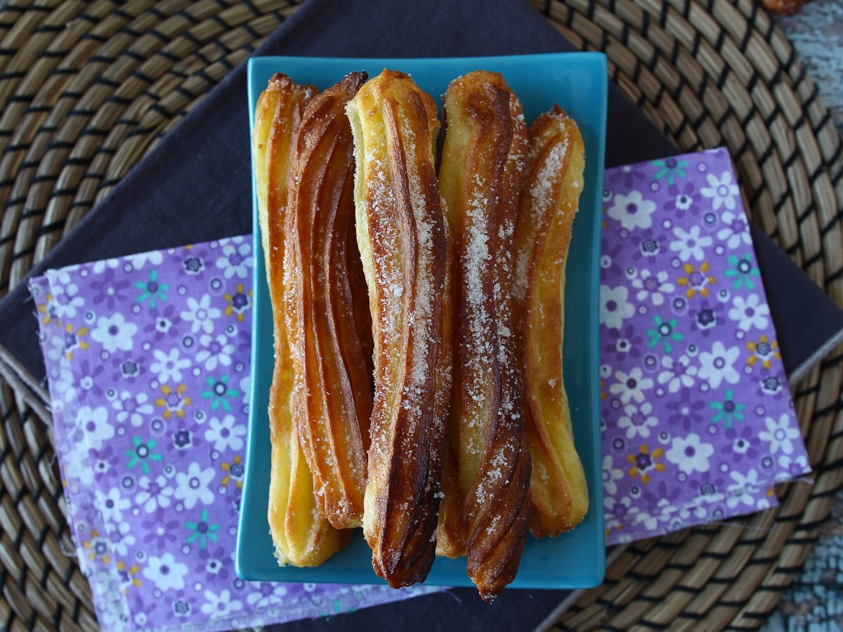 Hava Fritözünde Pişirilmiş Churros - fotoğraf 6