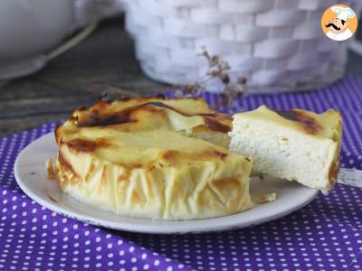 Hava fritözünde sağlıklı cheesecake