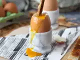 Hava fritözünde yumuşak haşlanmış yumurta, fotoğraf 3