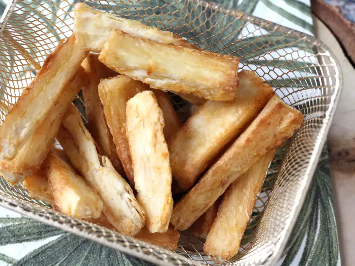 Havada kızartılmış manyok: çıtır çıtır ve sağlıklı bir atıştırmalık - fotoğraf 2