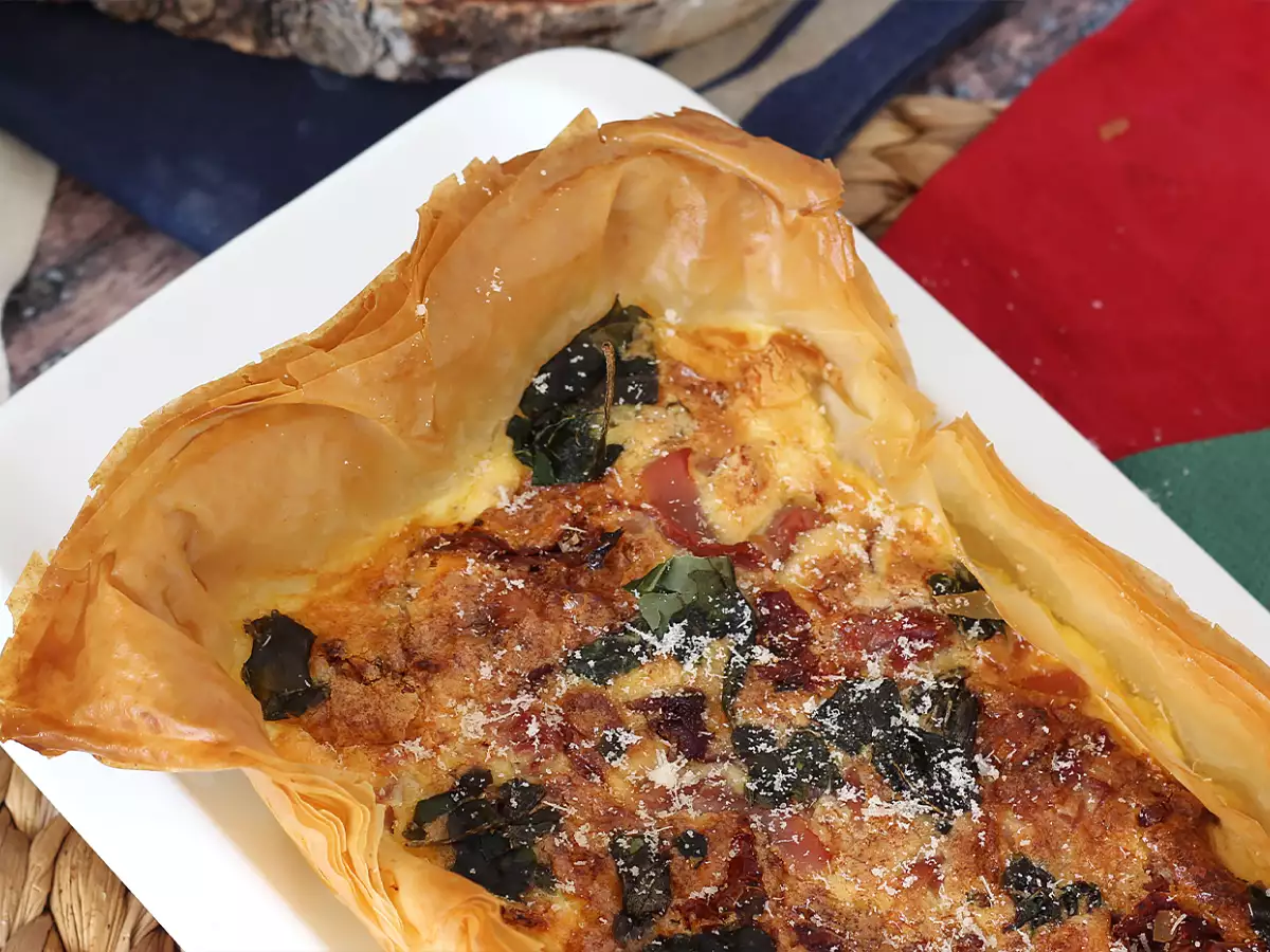 Hızlı İtalyan Usulü Filo Yufkalı Tart - fotoğraf 3