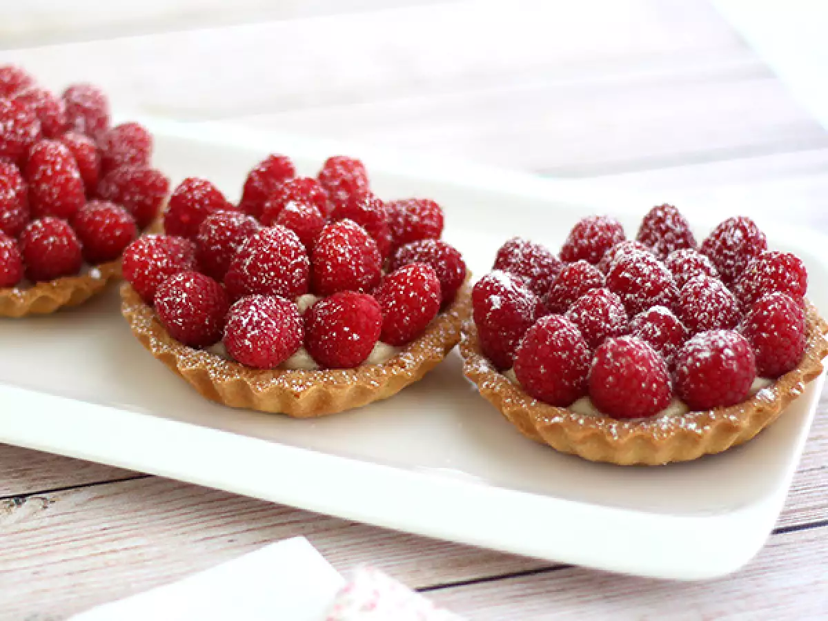 Hızlı ve kolay ahududulu tartöletler - fotoğraf 3