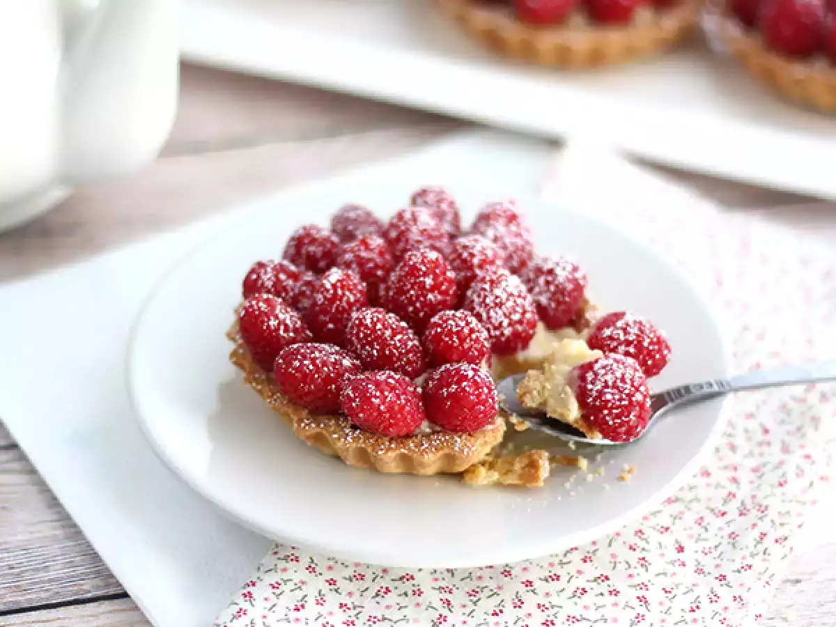Hızlı ve kolay ahududulu tartöletler - fotoğraf 4