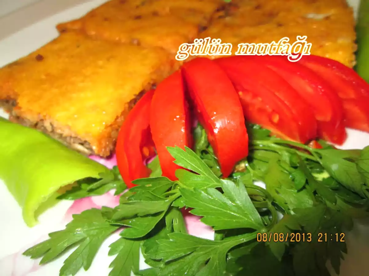 Içli patates köftesi kızartma ve fırında