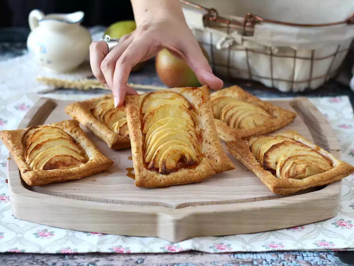 İnce elmalı tartlar - fotoğraf 4