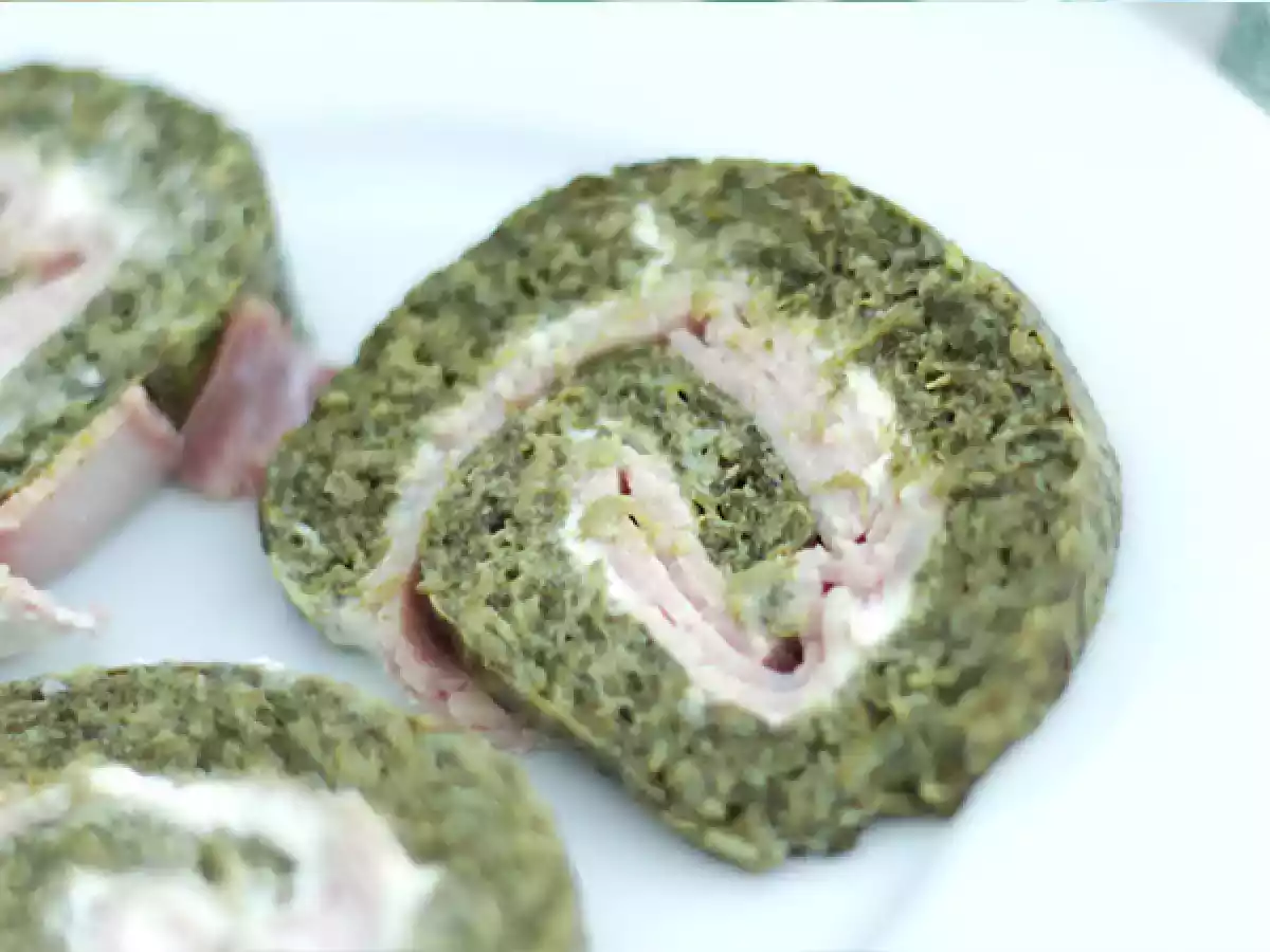 Ispanak, jambon ve fromage frais ruloları - fotoğraf 2