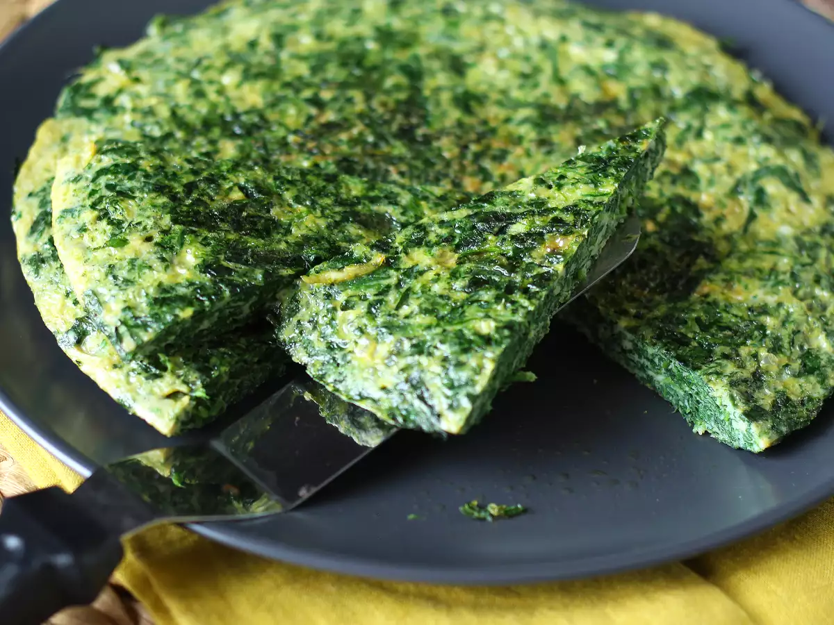 Ispanaklı frittata: Kolay ve lezzetli vejetaryen ana yemek - fotoğraf 4