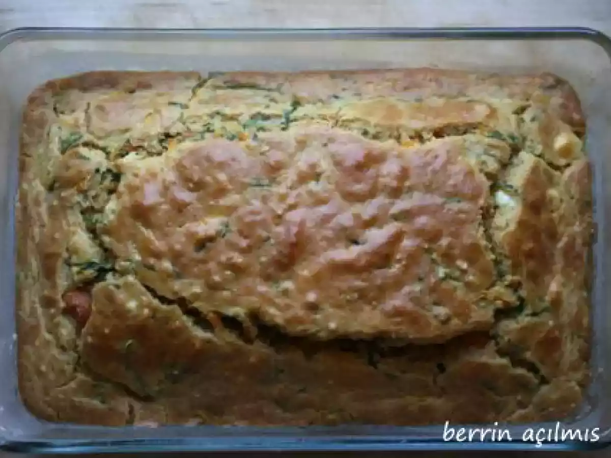 Ispanaklı - havuçlu - lor peynirli kek......... - fotoğraf 2
