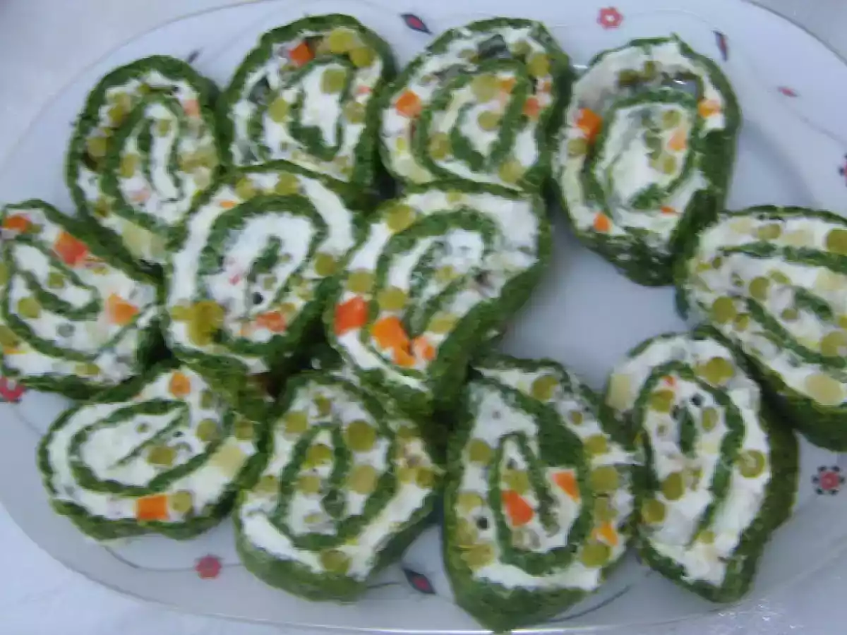 Ispanaklı Rulo Salata