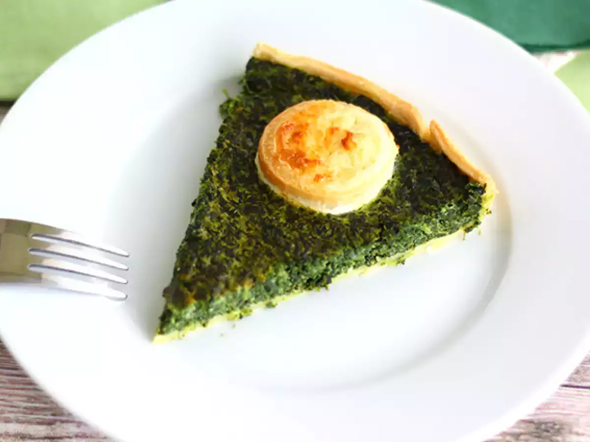 Ispanaklı ve keçi peynirli kiş - fotoğraf 4