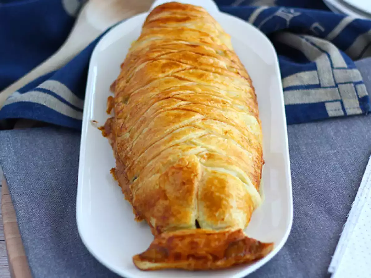 Ispanaklı ve Mozzarellalı Milföyde Balık - fotoğraf 4