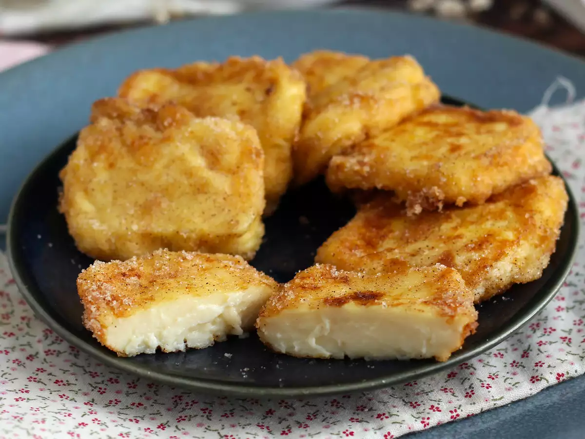 İspanyol Leche Frita Tatlısı Tarifi - fotoğraf 3